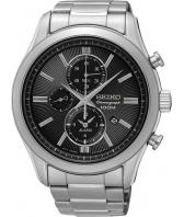 Мужские японские наручные часы Seiko SNAF67P1 с хронографом