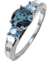 Серебряное кольцо Graf Кольцов TC2kb-k2/s с фианитами