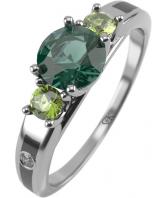 Серебряное кольцо Graf Кольцов TC2kch-k1/s с фианитами