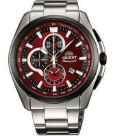 Мужские японские наручные часы Orient TT13001H-ucenka с хронографом