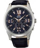 Мужские японские наручные часы Orient TW04007D с хронографом