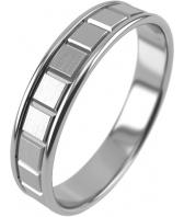 Серебряное обручальное парное кольцо Graf Кольцов V-2B/S