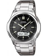 Мужские японские титановые наручные часы Casio WVA-M630TD-1A