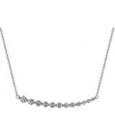 Серебряное колье ожерелье Sandara XCN048 с фианитами