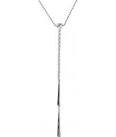 Серебряное колье цепь Sandara XCN212 с фианитами