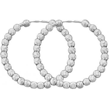 Серебряные серьги кольца конго Национальное Достояние 00002100241-nd 1 Серебряные серьги кольца конго Национальное Достояние 00002100241-nd 1