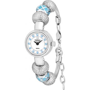 Женские российские серебряные наручные часы Ника 0052.2.9.16E 1