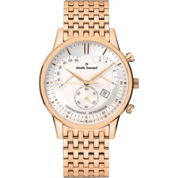 Мужские швейцарские наручные часы Claude Bernard 01506-37RMAIR с хронографом 1
