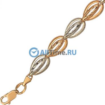 Золотой браслет цепь Эстет 01B760302 1 Золотой браслет цепь Эстет 01B760302 1