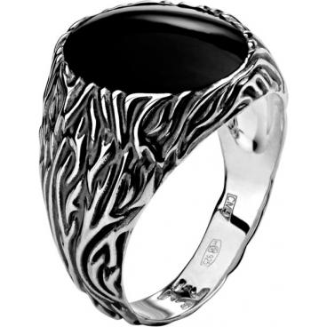 Серебряный перстень ESTET Moscow 01K459643CH с агатом 1