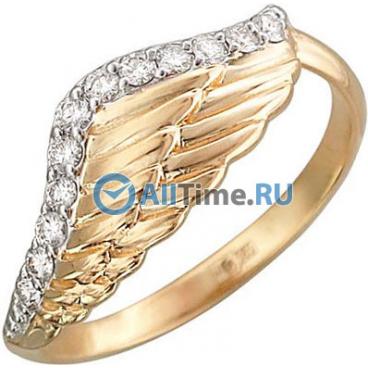 Золотое кольцо Эстет 01K617424 с бриллиантами 1