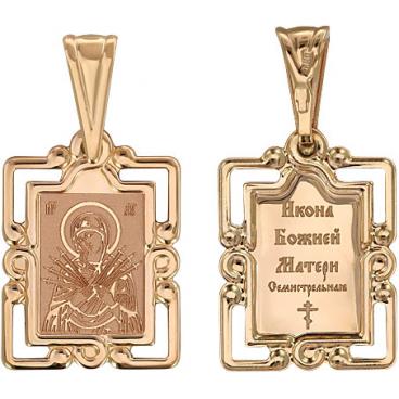 Женская золотая иконка Эстет 01P011051 1 Женская золотая иконка Эстет 01P011051 1