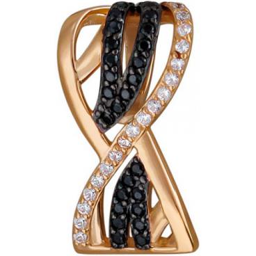 Золотой кулон Эстет 01P217604 c фианитом 1 Золотой кулон Эстет 01P217604 c фианитом 1