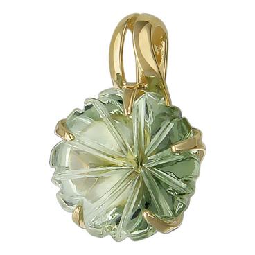 Золотой кулон Эстет 01P337914 c иолитом 1