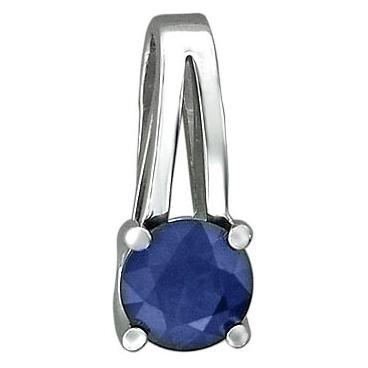 Золотой кулон Эстет 01P526846 c сапфиром 1 Золотой кулон Эстет 01P526846 c сапфиром 1