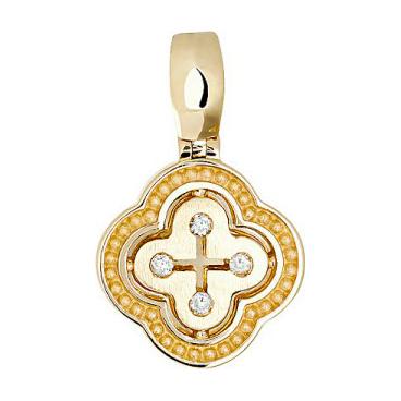 Золотой кулон ESTET Moscow 01P638747 c бриллиантом 1 Золотой кулон ESTET Moscow 01P638747 c бриллиантом 1