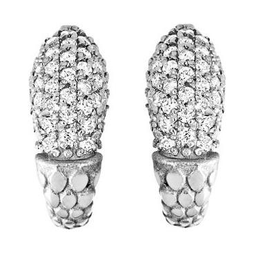 Серьги из белого золота ESTET Moscow 01S1210482 с фианитами 1 Серьги из белого золота ESTET Moscow 01S1210482 с фианитами 1