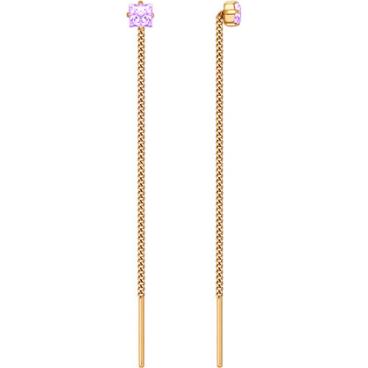 Золотые серьги-цепочки SOKOLOV 020607_s с фианитами 1 Золотые серьги-цепочки SOKOLOV 020607_s с фианитами 1