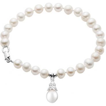 Браслет из бусин De Fleur 024081AS1D6 с фианитами, жемчугом 1 Браслет из бусин De Fleur 024081AS1D6 с фианитами, жемчугом 1