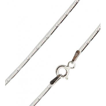 Серебряная цепочка на шею Национальное Достояние 025-GRQ-8L-I011/S-RP-nd с плетением снейк 1 Серебряная цепочка на шею Национальное Достояние 025-GRQ-8L-I011/S-RP-nd с плетением снейк 1