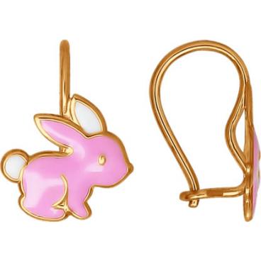 Золотые сережки для девочек SOKOLOV 027340_s 1 Золотые сережки для девочек SOKOLOV 027340_s 1