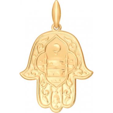 Золотой кулон SOKOLOV 034789_s 1