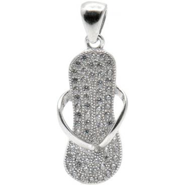 Серебряный кулон Silver Wings 03QPSLG00723-19 c цирконом 1 Серебряный кулон Silver Wings 03QPSLG00723-19 c цирконом 1