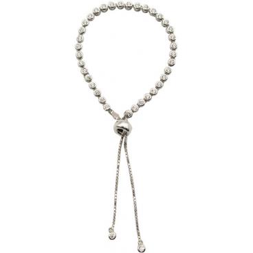 Серебряный браслет цепь Silver Wings 040027-202-113 с цирконием 1 Серебряный браслет цепь Silver Wings 040027-202-113 с цирконием 1