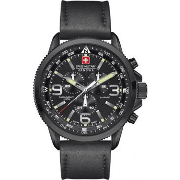 Мужские швейцарские наручные часы Swiss Military Hanowa 06-4224.13.007 с хронографом 1