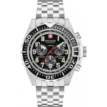 Мужские швейцарские наручные часы Swiss Military Hanowa 06-5304.04.007 с хронографом 1