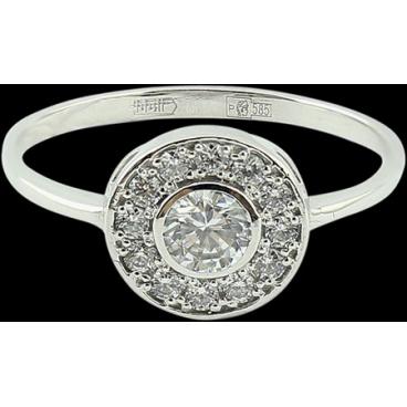 Кольцо из белого золота Leo Totti 1-00113-35319 с фианитами 1 Кольцо из белого золота Leo Totti 1-00113-35319 с фианитами 1