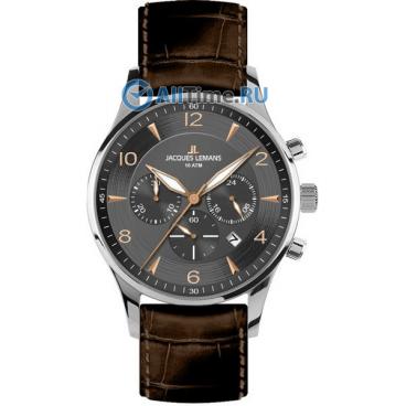 Мужские наручные часы Jacques Lemans 1-1654F с хронографом 1