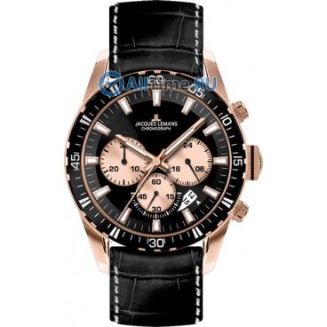Мужские наручные часы Jacques Lemans 1-1801E с хронографом 1