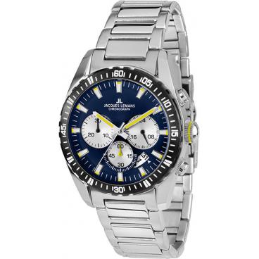 Мужские наручные часы Jacques Lemans 1-1801M с хронографом 1