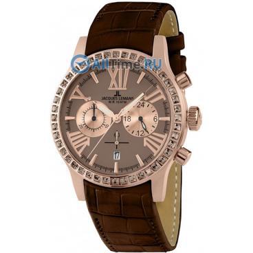 Женские наручные часы Jacques Lemans 1-1810E с хронографом 1