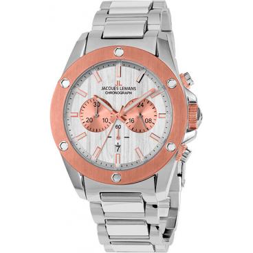 Мужские наручные часы Jacques Lemans 1-1812E с хронографом 1