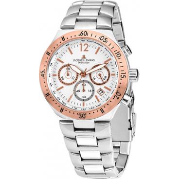 Мужские наручные часы Jacques Lemans 1-1837J с хронографом 1