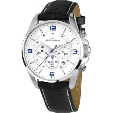 Женские наручные часы Jacques Lemans 1-1857B с хронографом 1