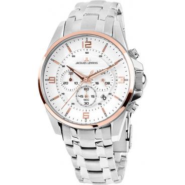 Женские наручные часы Jacques Lemans 1-1857i с хронографом 1