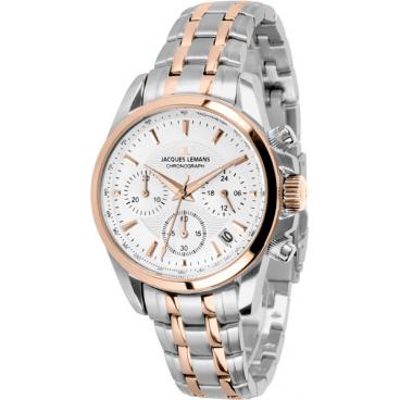 Женские наручные часы Jacques Lemans 1-1863D с хронографом 1