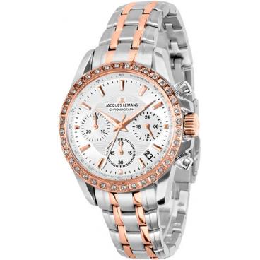 Женские наручные часы Jacques Lemans 1-1864D с хронографом 1