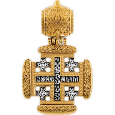 Мужской серебряный православный крестик без распятия Акимов 101.262 1 Мужской серебряный православный крестик без распятия Акимов 101.262 1