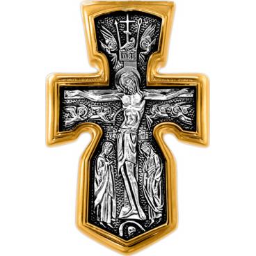 Мужской серебряный православный крестик с распятием Акимов 101.281 1 Мужской серебряный православный крестик с распятием Акимов 101.281 1