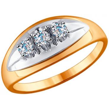 Золотое кольцо SOKOLOV 1011521_s с бриллиантами 1 Золотое кольцо SOKOLOV 1011521_s с бриллиантами 1