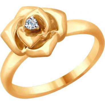 Золотое кольцо SOKOLOV 1011681_s с бриллиантами 1 Золотое кольцо SOKOLOV 1011681_s с бриллиантами 1