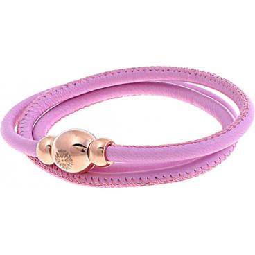 Кожаный тройной браслет Qudo 101277-R-R 1 Кожаный тройной браслет Qudo 101277-R-R 1