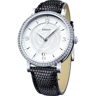 Женские российские серебряные наручные часы SOKOLOV 102.30.00.001.03.01.2 1