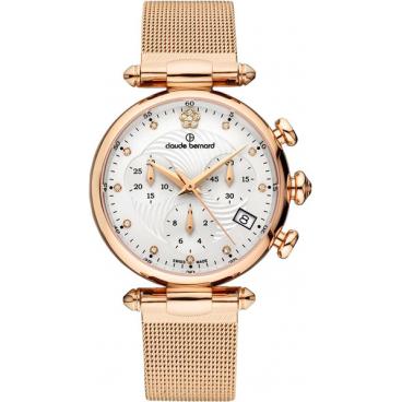 Женские швейцарские наручные часы Claude Bernard 10216-37RAPR2 с хронографом 1 Женские швейцарские наручные часы Claude Bernard 10216-37RAPR2 с хронографом 1