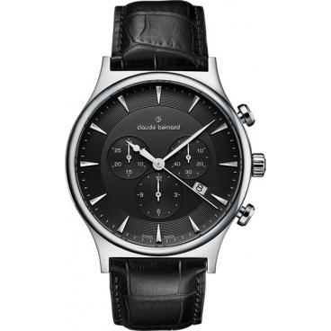 Мужские швейцарские наручные часы Claude Bernard 10217-3NIN1 с хронографом 1 Мужские швейцарские наручные часы Claude Bernard 10217-3NIN1 с хронографом 1