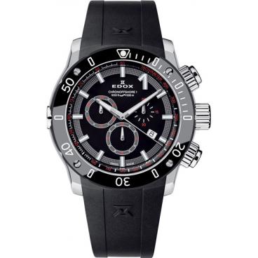 Мужские швейцарские наручные часы Edox 10221-3NIN с хронографом 1